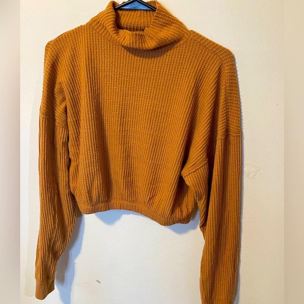 XS Aeropostale turtleneck cropped long sleeve sweater